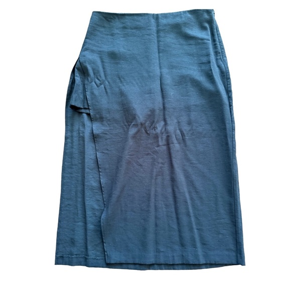 ZARA Black Skort with Side Slit – Size XL (NWT) - Picture 1 of 3